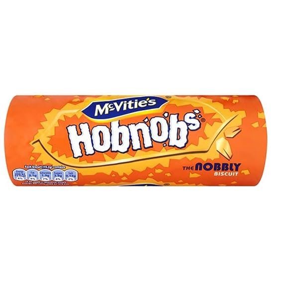 McVitie's Original Hobnobs 255g. Delicious crackers for dipping in your afternoon tea, in a 255g package.