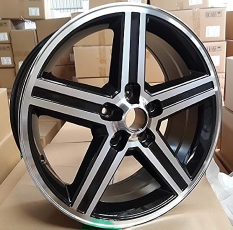 Sik 051 20x8.5 Black & Machined IROC Wheel/5-114.3 mm Bolt Pattern/+35 Offset/72.6 Hub Bore