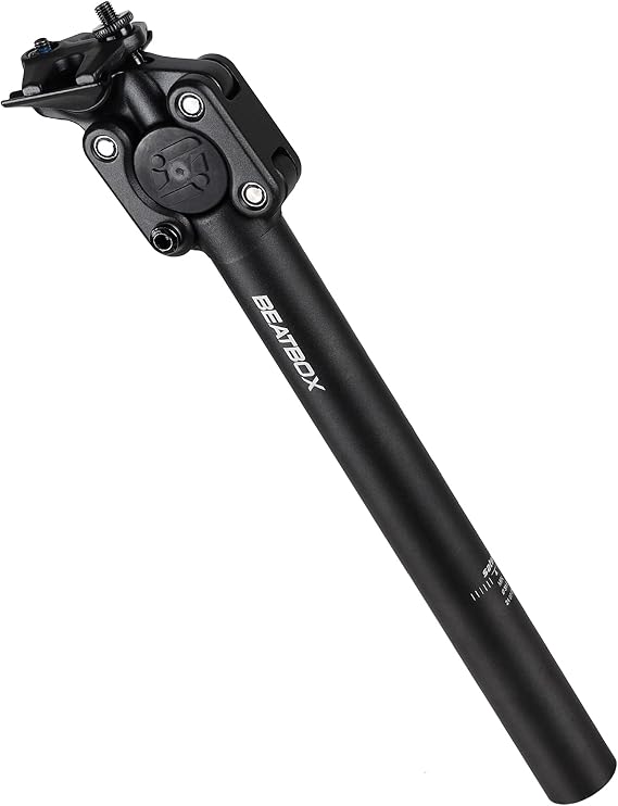 SATORI Beatbox Mountain MTB Road Bike Bicycle Suspension Seat Post Seat Shock Absorber - 31.6 x 350mm, Recommended Load Weight 70-85kg / 154-187lbs