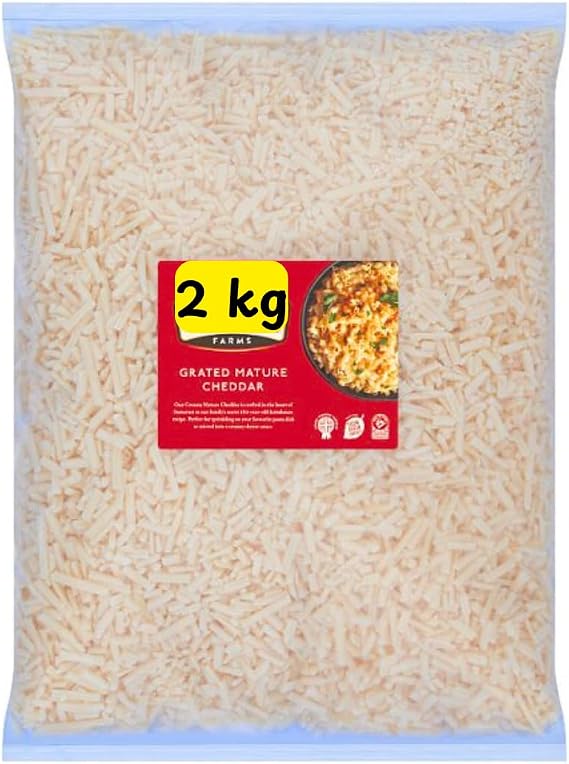 Grated Mature Cheddar, 160-Year-Old Farmhouse Recipe (2kg)
