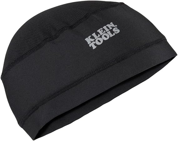 Klein Tools 60181 Cooling Helmet Liner (M/L) for Hard Hats, Under Helmet Cap, Cooling Headwear with Breathable Fabric, Reusable Skull Cap, Hard Hat Liner for Construction and Warm Environments