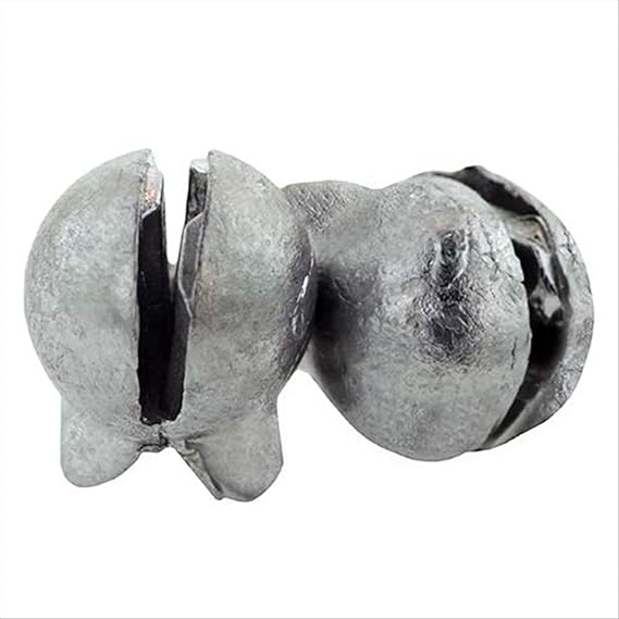 Eagle Claw 02010-002 Removable Split-Shot Sinker, Size 3/0 (Per 40)