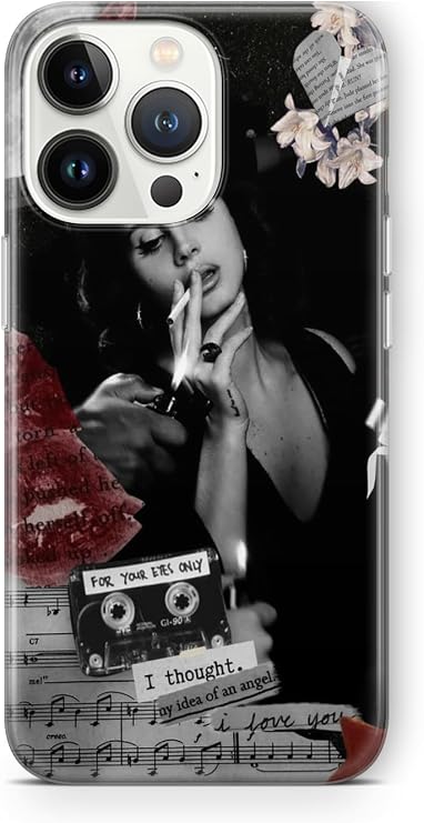Multitronic iPhone 14 Pro Max Uyumlu Lana Del Rey Tasarım Baskılı Şeffaf Kılıf