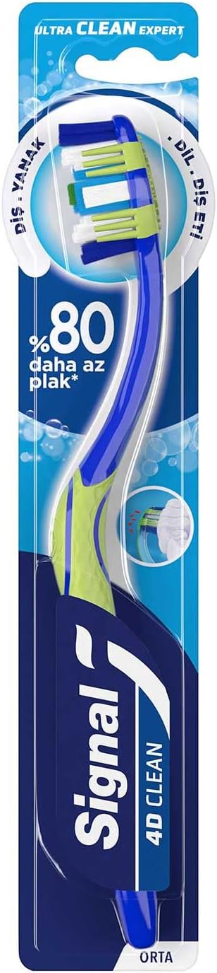Signal Ultra Clean Expert 4D Clean Diş Fırçası Orta