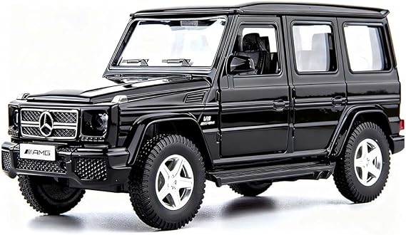TGRCM-CZ 1/36 Scale Benz G63 Casting Car Model, Zinc Alloy G Wagon Toy Car for Kids, Pull Back Vehicles Toy Car for Toddlers Kids Boys Girls Gift (Black)
