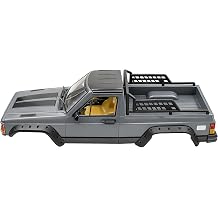 RC Car Hard Body Shell Kit,313mm Wheelbase Cherokee Body Car Shell for 1/10 RC Crawler Axial SCX10 & SCX10 II 90046 90047 TRX4 Kit (Nardo Gray,Pickup)