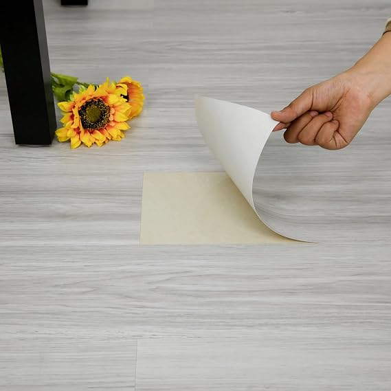 Peel and Stick Floor Tile, 40-Pack 60 Sq.Ft, Vinyl Plank Flooring