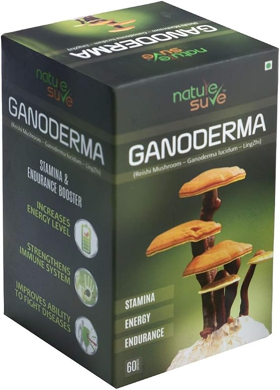 Nature SureTM Ganoderma Capsules for Men & Women 1 Pack (60 Capsules)