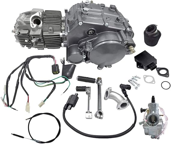 Lifan 150cc 4 Stroke Oil Cooled Racing Engine Motor With Carburetor Wiring Harness Kit for XR50 CRF50 XR CRF 50 70 Dirt Pit Bike Motorcycle