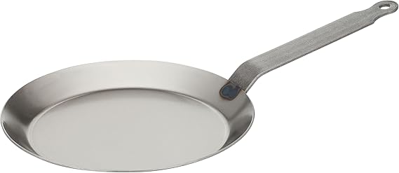 Matfer Bourgeat Black Carbon Steel Crepe Pan, 7"