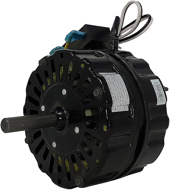 PVM112 Replacement Motor for Master Flow Power Roof Vents (ERV6 Series) & Power Gable Vents (EGV6 Series) - PSC Motor, Easy Installation, No Tools Required, Efficient Venting