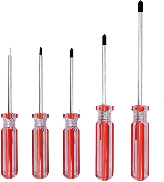 Triwing Screwdriver Set 5 Sizes 1.5mm 2mm 3mm 4mm 5mm, 5in1 3 Point Screwdriver Kit Magnetic Point Y Shaped Tri Point Tip Screwdriver Set