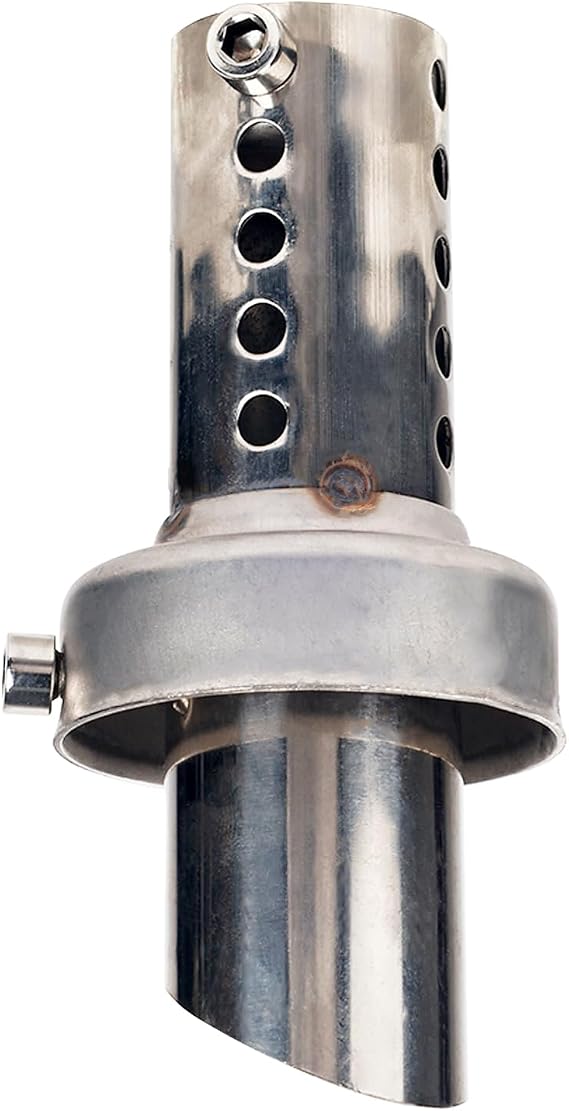 Larcele 48mm Universal Motorcycle Exhaust Silencer XSQ-01 | Motorcycle Exhaust Pipe Baffle Muffler Inserts Exhaust Muffler Assembly Turbo Sound Muffler for Motorbike