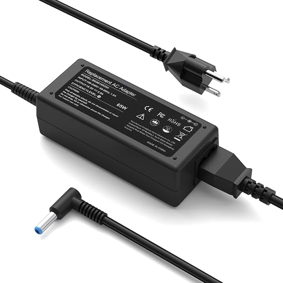 WZXHU 65W 45W Charger for HP Laptop Computer Smart Blue Tip Power Adapter