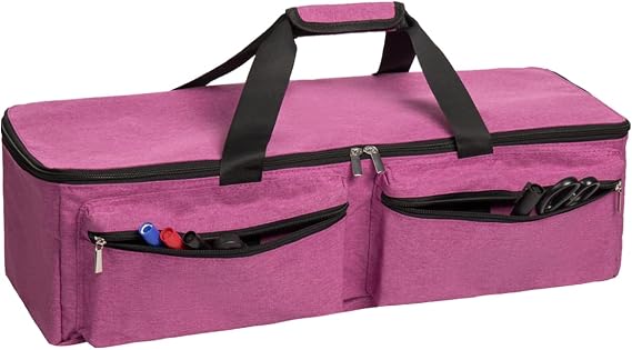 Carrying Bag Compatible with Cricut Explore Air and Maker, Tote Bag Compatible with Cricut Explore Air, Silhouette Cameo 4 and Supplies (Bag Only) (rose red, bagonly)