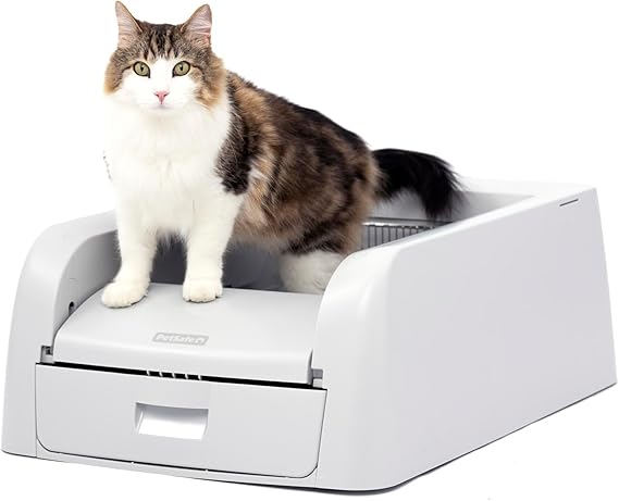 PetSafe ScoopFree Clumping Self-Cleaning Litter Box for Clumping Litter – Superior Odor Control – Never Scoop Litter Again – For Single and Multi-Cat Households | Hands-free automatic cleaning, compatible with clumping sprinkle, advanced odor control, for single or multiple cats homes