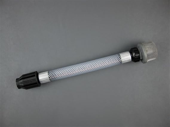 ProSource Wagner 0516196/516196 Flexible Suction Tube, Plastic, 11mm, Suction Tube, Transparent/White/Black, 1 Tube