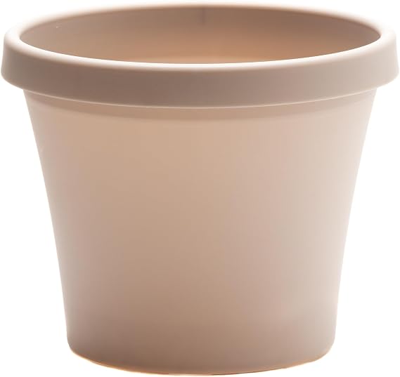 Bloem TR0883 Terra Plastic Pot Planter 8" Pebble Stone, 8"