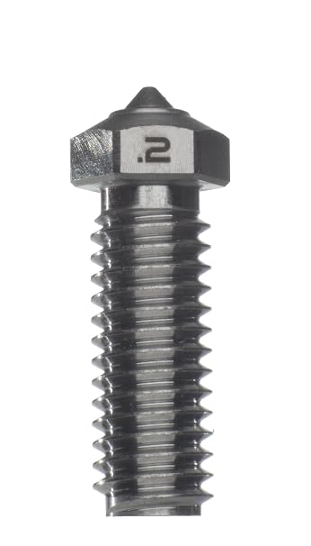 Diamondback Volcano Compatible 3D Printer Nozzle, Diamond Tip, 0.2mm