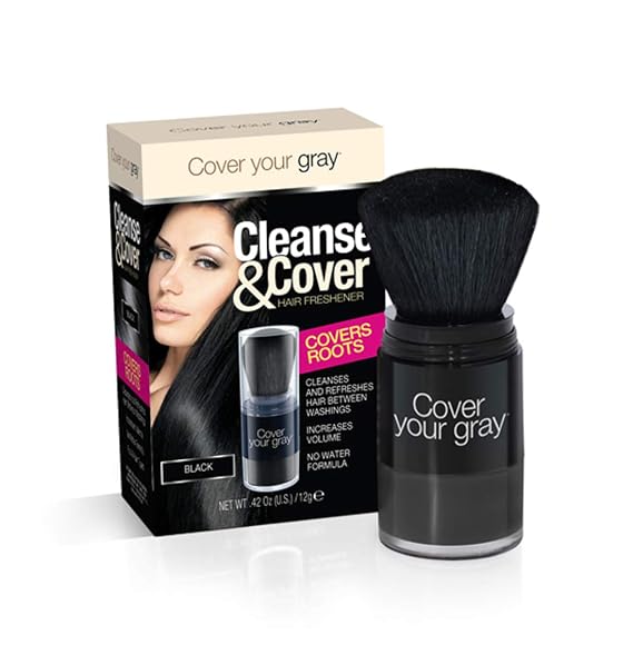 Cover Your Gray Cleanse and Cover Hair Freshener - Black