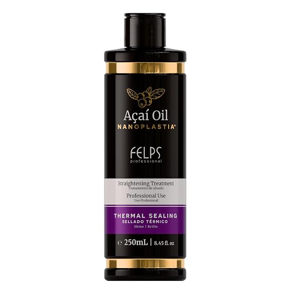 Felps Omega Zero Black Nanoplastia Professional Smoothing Hair Treatment - 250ml/8.45oz