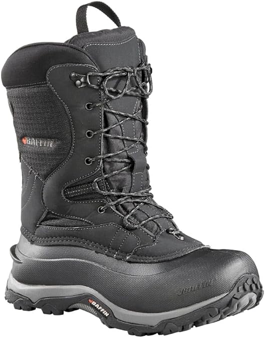 Baffin Summit Men's Boot, Waterproof, Rubber Sole, Black, 10