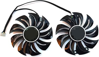 MAHIE New 85MM 4PIN GA91B2U Dataland RX 580 480 470 GPU Fan,Fit for PowerColor Radeon Red Dragon RX 470 480 580 Graphics Card Cooling Fan Cheerfully