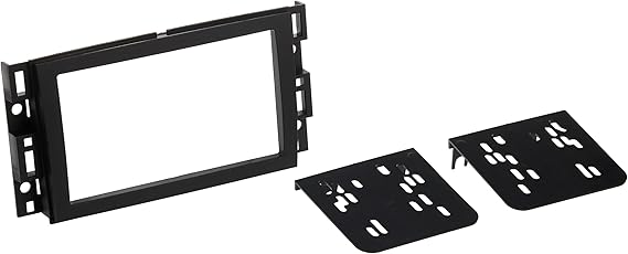 Metra 95-3305 Double DIN Installation Dash Kit for 2006-up Chevrolet Vehicles, Black, Model:953305 | Stereo installation trim bezel, factory-style faceplate finish, easy aftermarket head unit upgrade, GM radio ready design