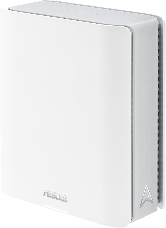 ASUS ZenWiFi BT8 Tri-Band WiFi 7 (802.11be) Smart AiMesh Extendable Router Pack of 1 6 GHz WLAN 14 Gbps up to 275 m² coverage dual 2.5G ports child lock VPN white
