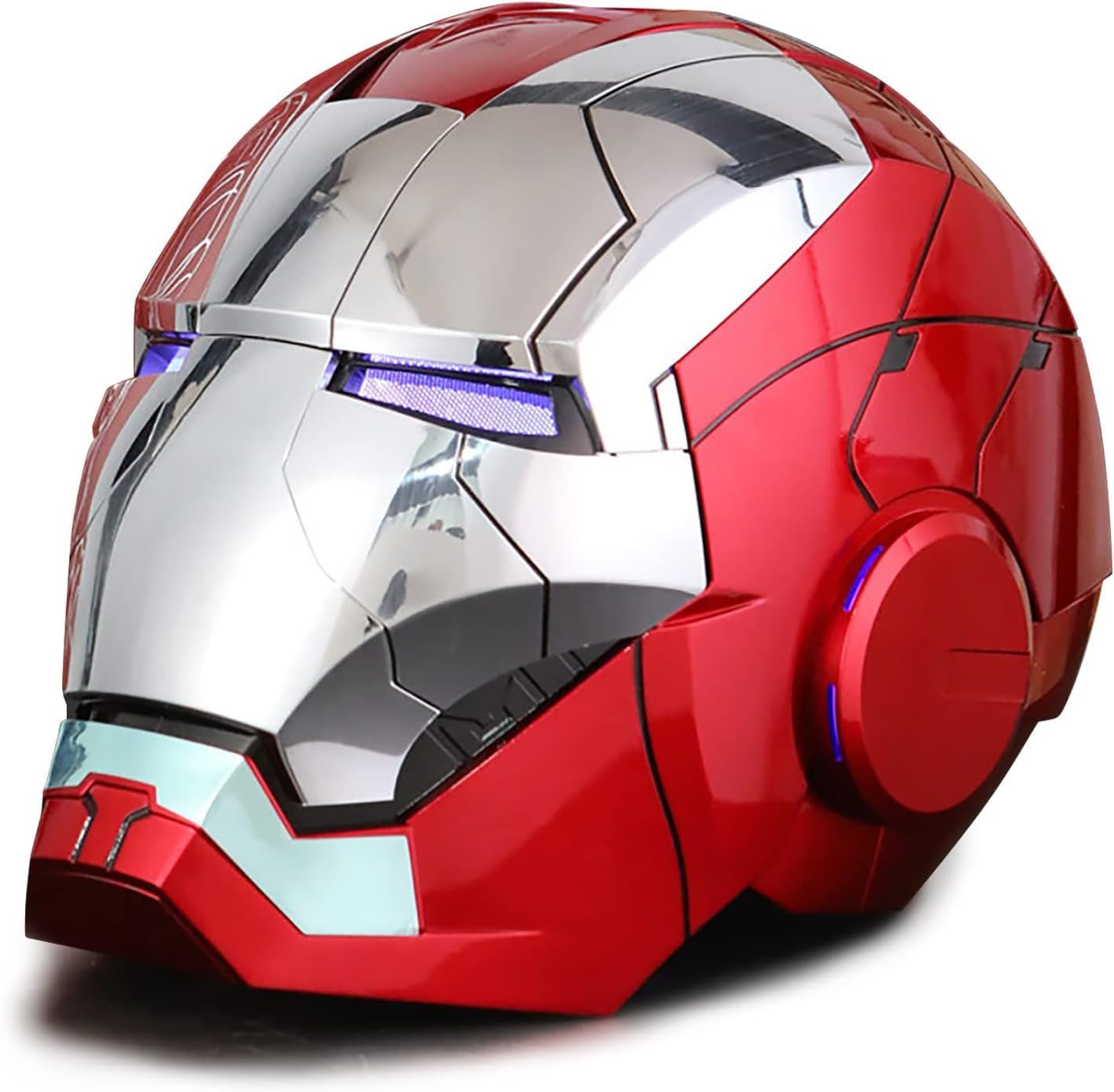 Iron-Man Helmet , 2024 New Iron-Man Mask with Jarvis Voice &amp;amp;amp; Remote&amp;amp;amp;Touch Controlled OpenClose