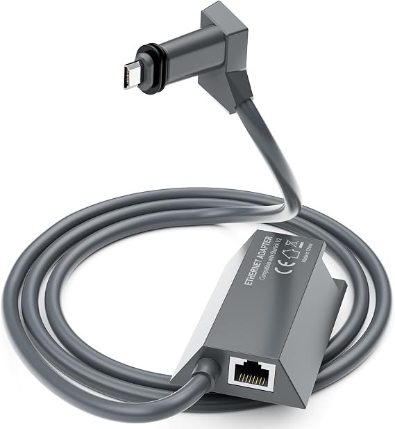 Star Link Ethernet Adapter for Starlink Standard Actuated Gen 2, RJ45 Dish Female to Router Male Adapter for Starlink Rectangle Dish Satellite Internet V2 Fast & Stable Network Connection