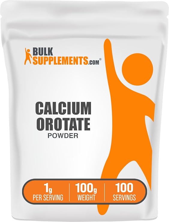Bulksupplements Pure Calcium Orotate Powder 100 grams by BulkSupplements