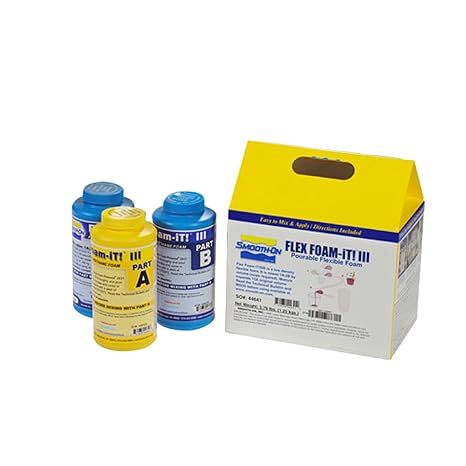 Smooth-On FlexFoam-iT!TM III Flexible Urethane Foam, Casting Foam for Props, Gaskets, More - Pint Unit
