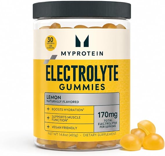 Myprotein Electrolyte Gummies, Lemon, 120 Gummies