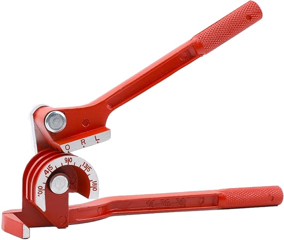 WISSCOOL 3-in-1 Tube Bender, 1/4 to 3/8 in, 180