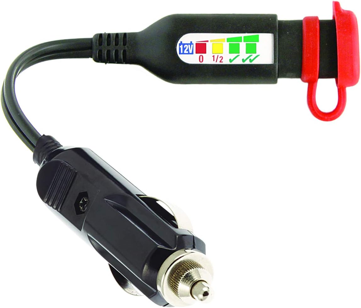 OptiMATE MONITOR O-126, Battery status  charge system monitor for 12V lead-acid, with AUTO plug
