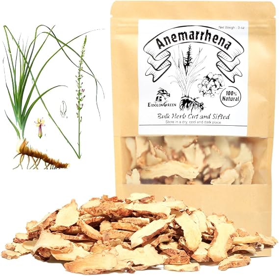 Anemarrhena (Anemarrhena asphodeloides/Zhi Mu/) Dried Rhizome 3 Oz (88g)