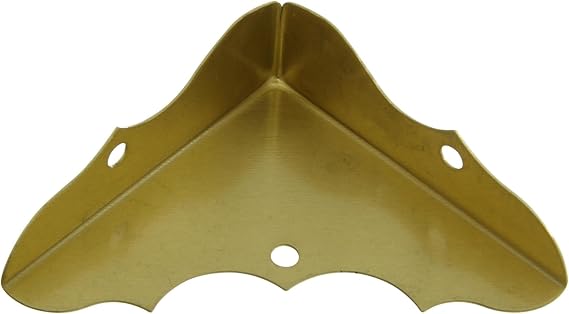 NATIONAL/SPECTRUM BRANDS HHI N213-447 5/8-Inch Bright Brass Corner, 4-Pack