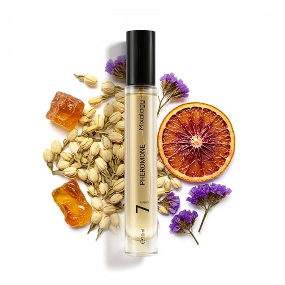 Mixology Perfume Pheromones Vanilla Floral Oil Perfume Unisex Spray, 10 ml | Collection Mixture Pheromones Eau de Parfum, Lasting Magnetic Luxury Fragrance for Daily Wear EDP for Special Occasions