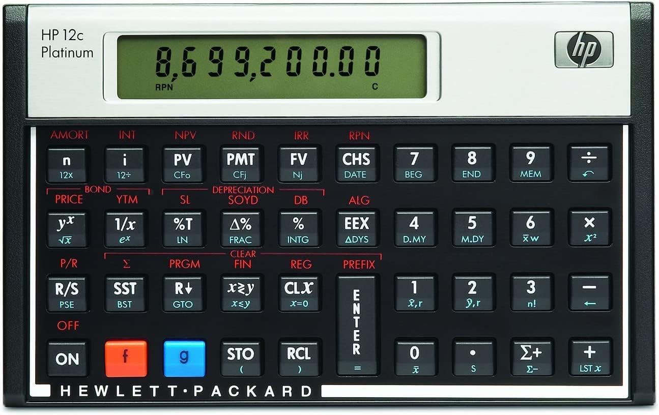 HP Quality 12C Calculators by Finance Calculators