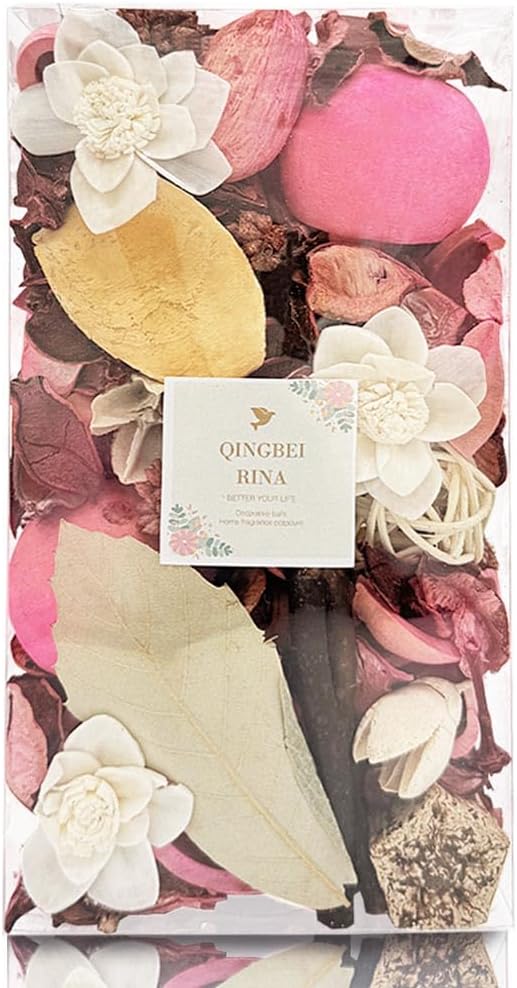 Pink Potpourri, Eucalyptus Scented Decorative Bowl Filler, 10oz