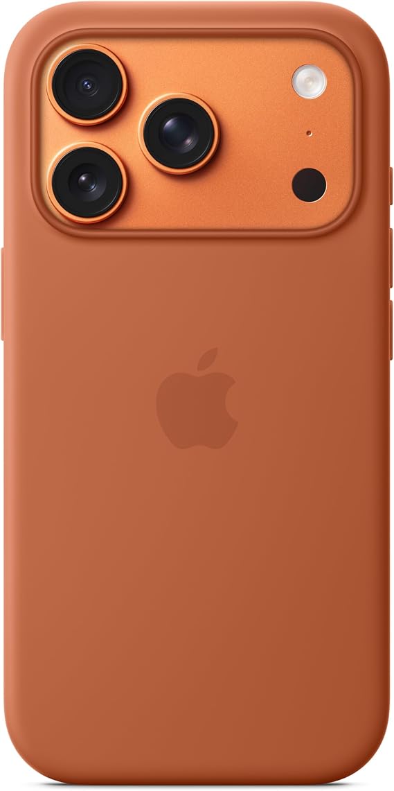 Apple iPhone 17 Pro Silicone Case with MagSafe - Terracotta