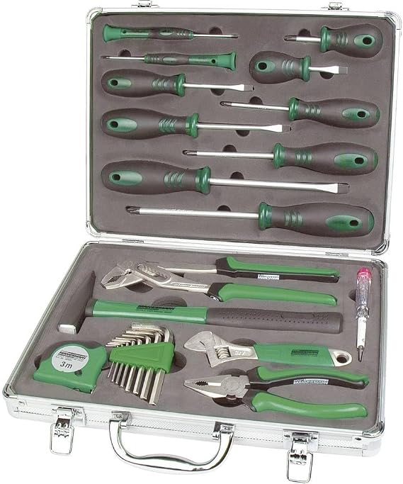 Mannesmann 29024 24-Piece Toolkit in Aluminium Case