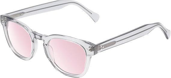 Reptile Chelidae Pink Tint FL-41 Reading Glasses Men Women Blue Light Sensitivity Migraine Glasses FL41 Photophobia Readers