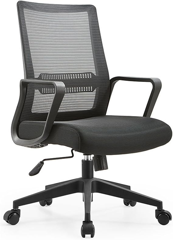 Office Chair, Ergonomic Desk Chair Mid-Back Mesh Computer Chair Lumbar Support Comfortable Executive Adjustable Rolling Swivel Task Chair for Women Men