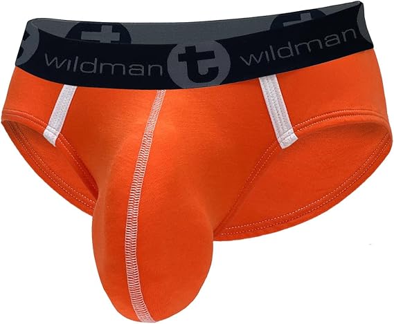 Wildmant Modal Big Boy Pouch Brief Orange
