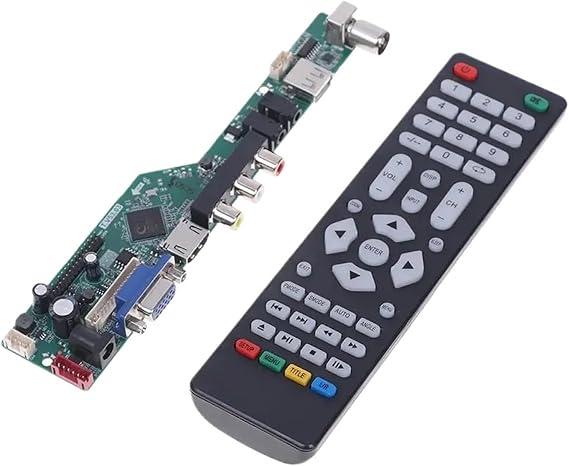 T.V53.03 Universal LCD TV Controller Driver Board V53 Analog TV TV/AV/PC/HDMI/USB Media Motherboard(A2)