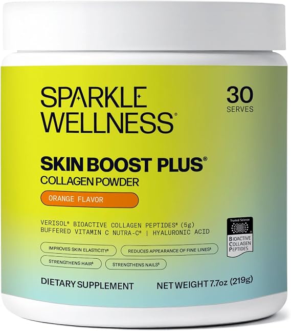 Sparkle Wellness Skin Boost Plus VERISOL Collagen Anti Aging (Orange)