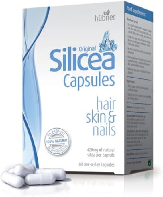 Hubner Silicea for Hair Skin and Nails - Pack of 60 Capsules