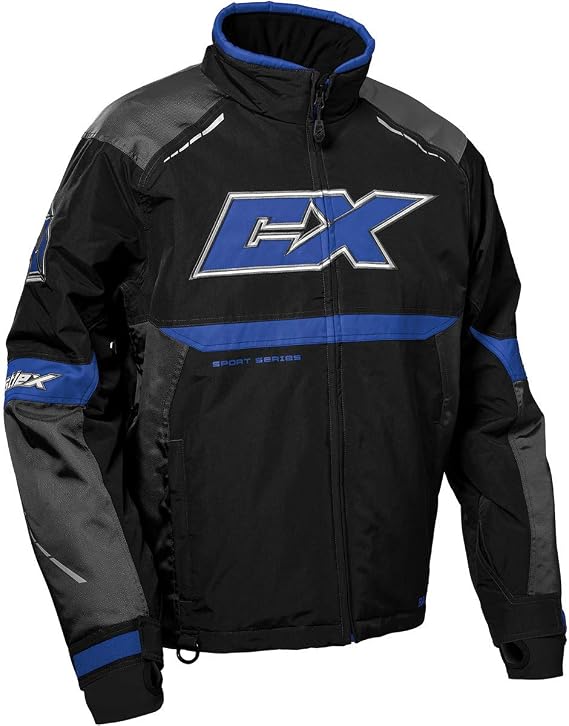 Castle X Men's Blade G5 Jacket (Charcoal/Blue/Black - 2X-Large)